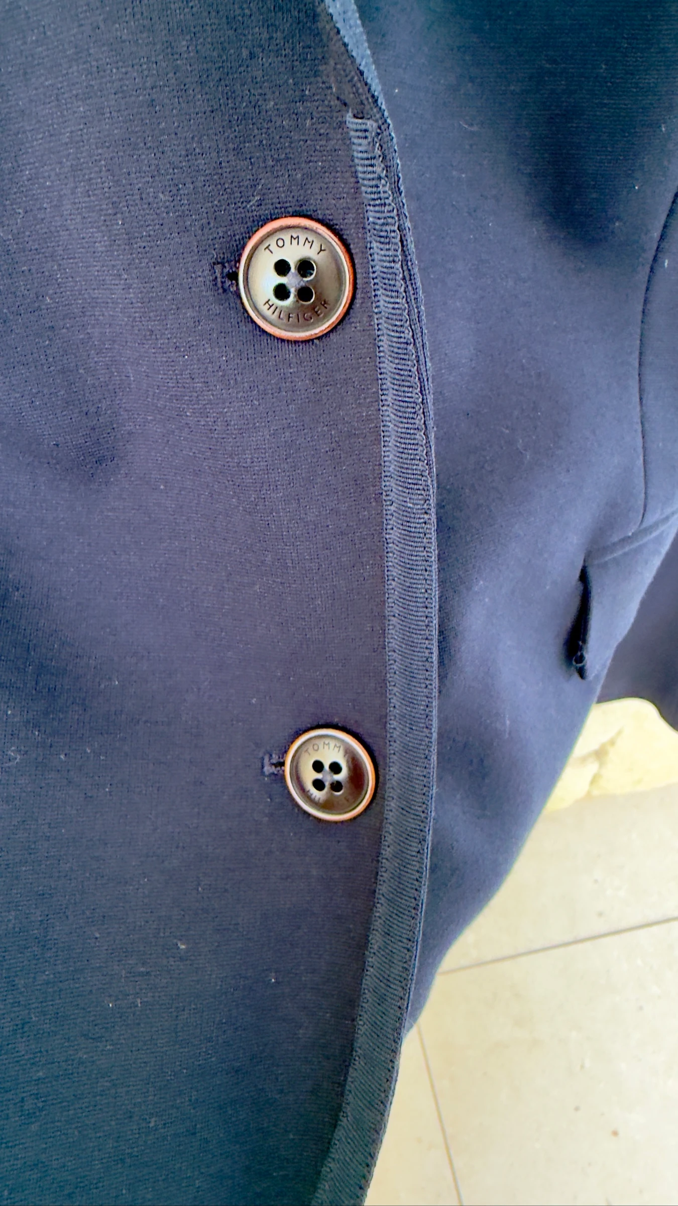 Marineblauwe blazer dames maat EU 10 Tommy Hilfiger – photo 4